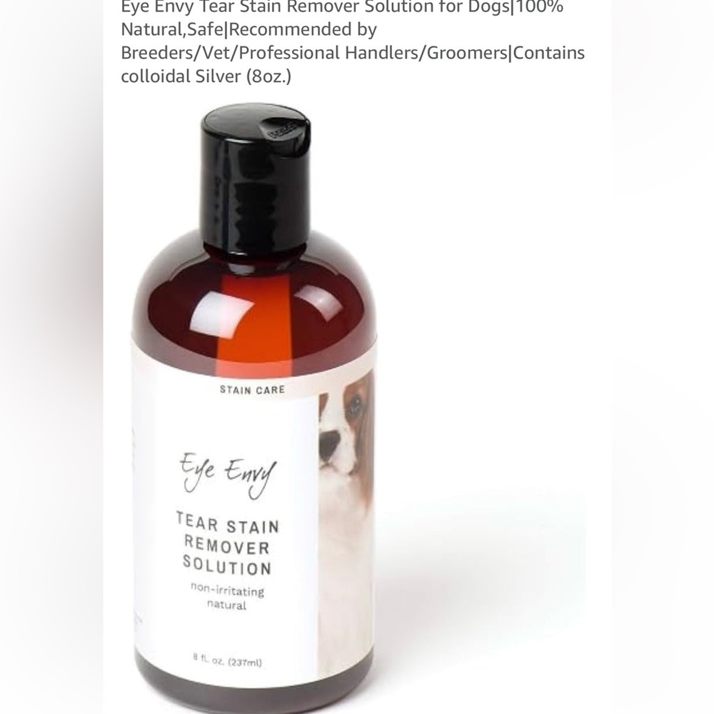 Eye Envy Tear Stain Remover Solution for Dogs